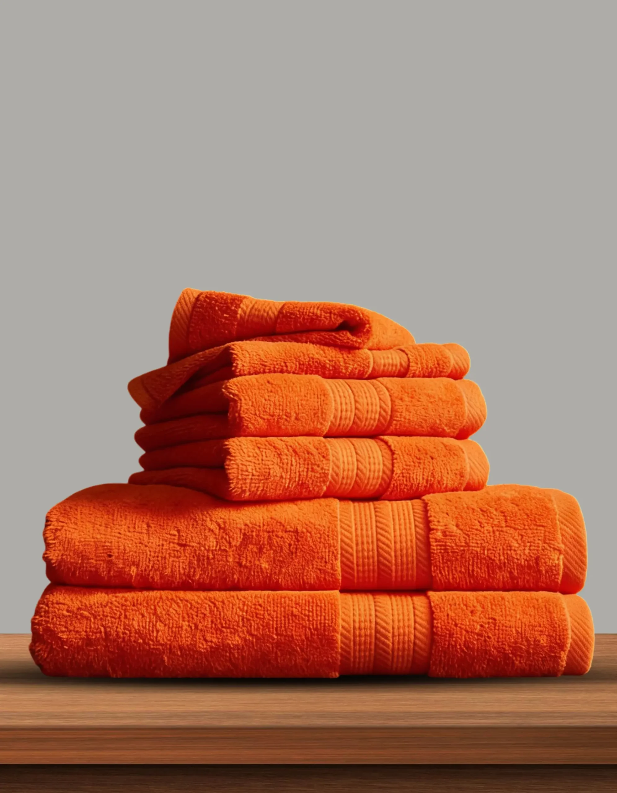 Orange Bath Towel